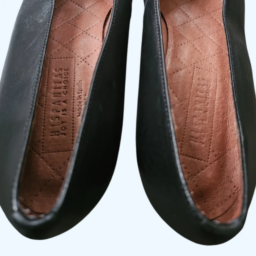 Hispanitas Cerys Black Leather Pump Shoes Womens Size EUR 40 Retail $230 - Picture 9 of 9